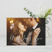 オールド・ラング同期 | Happy New Yearフォトカード シーズンカード (スタンド正面)