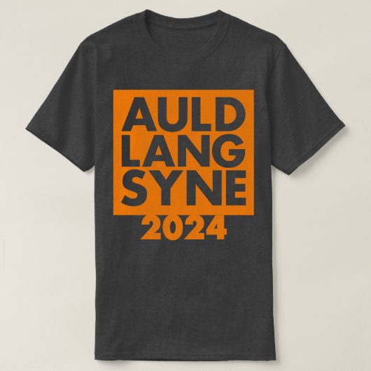 オールド・ラング2024年新年 Tシャツ (デザイン正面)