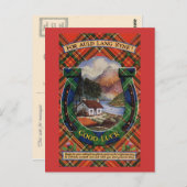 オールド・ラング・シンセに幸運を祈る ポストカード (正面/裏面)