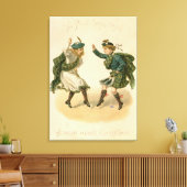 オールド・ラング・シンセのために – 正しい聖降誕祭の陽気な声』 キャンバスプリント (インサイチュ (リビング))