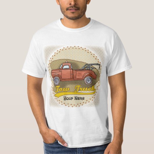 オールド・レッカー車 Tシャツ (正面)