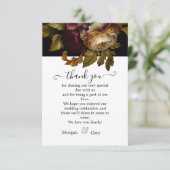 オールド・ワールド・ダークフローラ結婚ズ・サンキュー サンキューカード (スタンド正面)