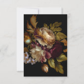 オールド・ワールド・ダークフローラ結婚ズ・サンキュー サンキューカード (裏面)