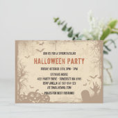 オールド&ヴィンテージ不気味パンプキンハローウィンパーティ 招待状 (スタンド正面)