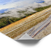 オールド・忠実なゲーサー、イエローストーン国立公園 ポスター (角)