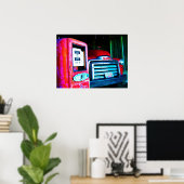 オールドGMC農業トラック ポスター (ホームオフィス)