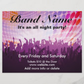 オールナイトパーティーコンサートフライヤー チラシ (裏面)