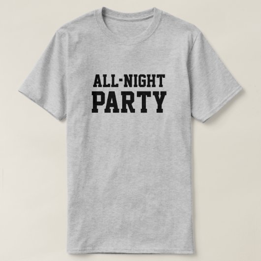 オールナイトパーティー™ Tシャツ (デザイン正面)