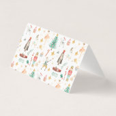 オールナツクラッカークリスマスシーティング座席表 名刺 (裏面)