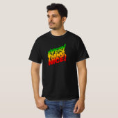 オールニースラスタタイポグラフィレゲエTシャツ Tシャツ (正面フル)
