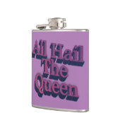 オールハイルザクイーン3Dレターズ引用文 フラスク (左)