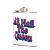 オールハイルザクイーン3D文字 フラスク (左)