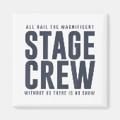 オールハイルステージクルーおもしろい演劇おたくD マグネット (正面)