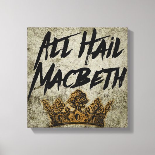 オールハイル・マクベス キャンバスプリント (正面)