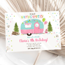 オールハッピーキャンパーズキャンピングガール誕生日