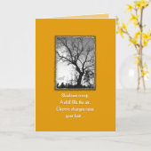 オールハローズエブツリー&ワイスグリーティングカード カード (黄色い花)