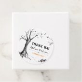 オールハローズエブハロウィンツリーラウンドメッセージカード フェイバータグ (インサイチュ)