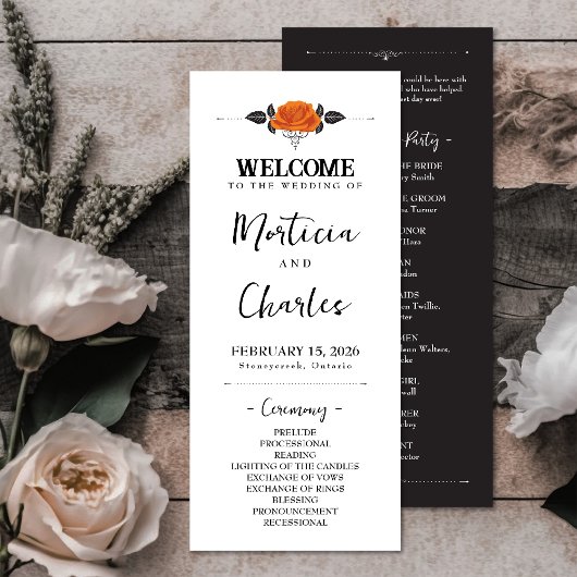 オールハローズエブハロウィン結婚バラ式 プログラム