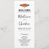 オールハローズエブハロウィン結婚バラ式 プログラム (正面)