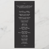 オールハローズエブハロウィン結婚バラ式 プログラム (裏面)