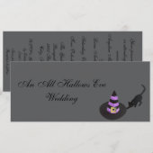 「オールハロー結婚ズ・イブ」 招待状 (正面/裏面)