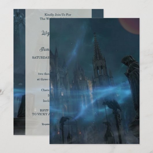 オールハロー結婚ズ 招待状 (正面/裏面)