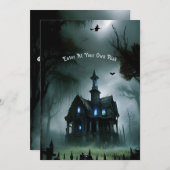 オールハ幽霊のよく出るウズイブパーティの招待状 招待状 (正面/裏面)