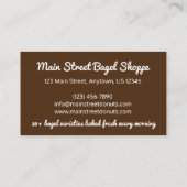 オールバゲルパンベーカリー焼いたバイペストリー 名刺 (裏面)