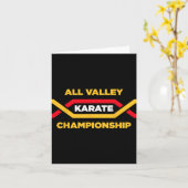 オールバレー空手大会12月イベント カード (黄色い花)