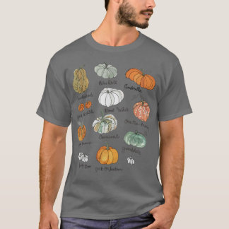 オールパンプキンスベビーブオータム秋ハロウィン感謝してい Tシャツ