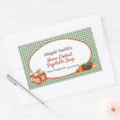 オールパープス カンニングジャー野菜ステッカー 長方形シール (封筒)