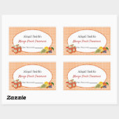 オールパープス 缶詰 フルーツ ステッカー (シート)