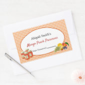 オールパープス 缶詰 フルーツ ステッカー (封筒)