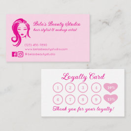 オールピンクカスタムロイヤリティカード 名刺