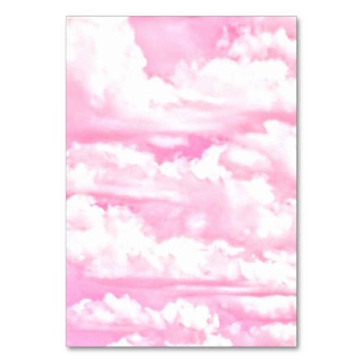 オールピンクフェスティバル曇り色 テーブルナンバー (正面)