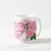 オールピンクママの女王 コーヒーマグカップ (正面右)