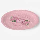 オールピンクママの女王 ペーパープレート (アングル)