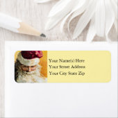 オールファッションドドサンタクロースヴィンテージクリスマス ラベル (インサイチュ)