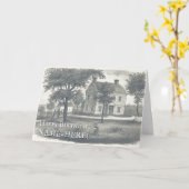 オールファッションドドハウスヴィンテージルック誕生日カード カード (黄色い花)