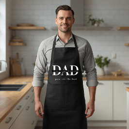 オールブラックのカスタムDADエプロン エプロン