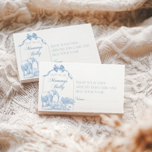 オールブルートイレサファリアニマル男の赤ちゃんシャワー エンクロージャーカード