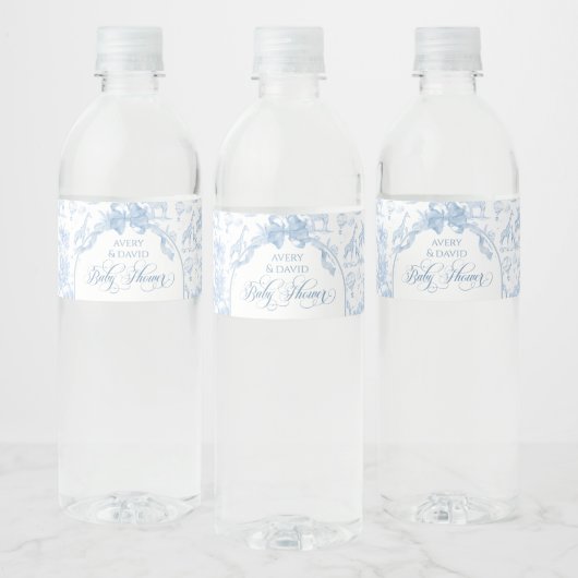 オールブルートイレサファリアニマル男の赤ちゃんシャワー ペットボトルラベル (ボトル)