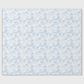 オールブルートイレサファリアニマル男の赤ちゃんシャワー ラッピングペーパー (フラット)