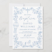 オールブルートイレボーイバプティスデジタエレガントル 招待状 (正面)