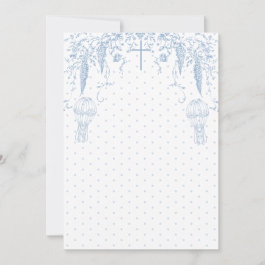 オールブルートイレボーイバプティスデジタエレガントル 招待状 (裏面)