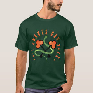 オールヘビ異教のデイヘビ&クローバーグリーン Tシャツ