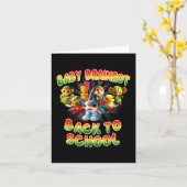 オールベビーブレインロイタリアンットミームかわいい新学期 カード (黄色い花)