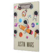 オールペン可Astronauts+Planets バックトゥスクール クリップボード (左)