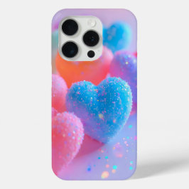 オールペン設定可 パステルピンクの犬写真入りスマホケース iPhone 15 PROケース