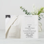 オールホワイトパーティーラグジュアリー 招待状 (スタンド正面)